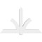 Ekena Millwork Redmond Architectural Grade PVC Gable Bracket, 72"W x 45"H x 6"D x 6"F, 15/12 Pitch GBP072X45X0606RED00 - alternate 5